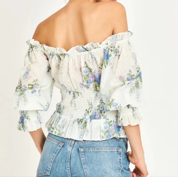 NWT Loveshackfancy Fifi top - Picture 4 of 7